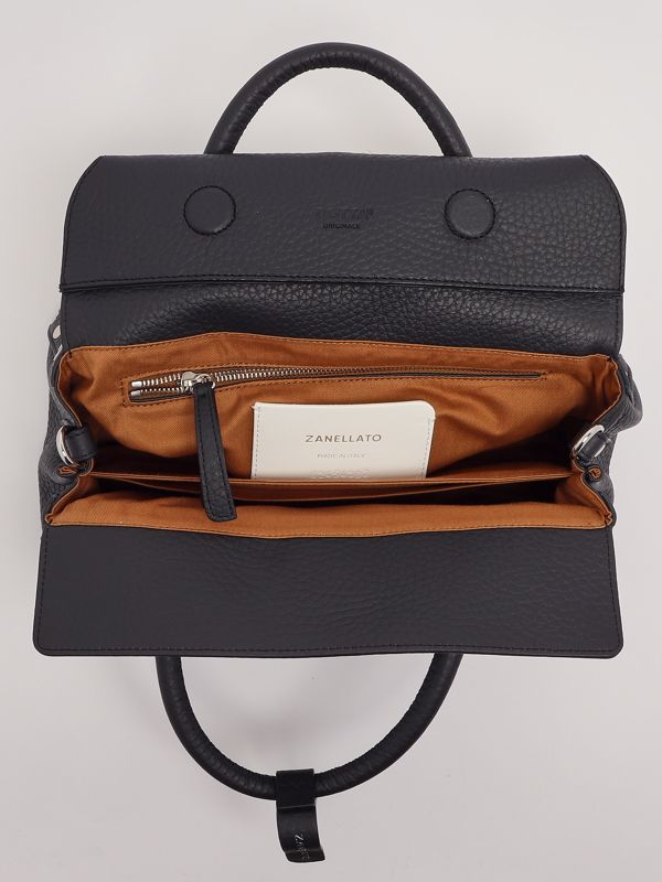 4. Dotta Centauro S sac en cuir pour femme Bleu foncé Zanellato 0687501120000s
