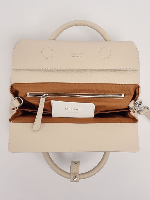 4. Dotta Centauro S sac en cuir pour femme Craie Zanellato 0687501120000s