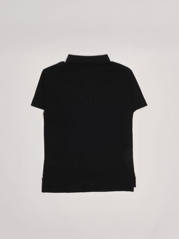 2. Johane boy's cotton polo shirt Black Burberry 8105066