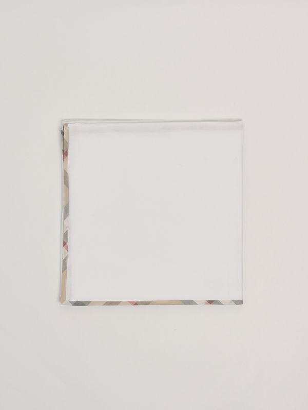 2. Coperta neonato in cotone Bianco Burberry 8104530