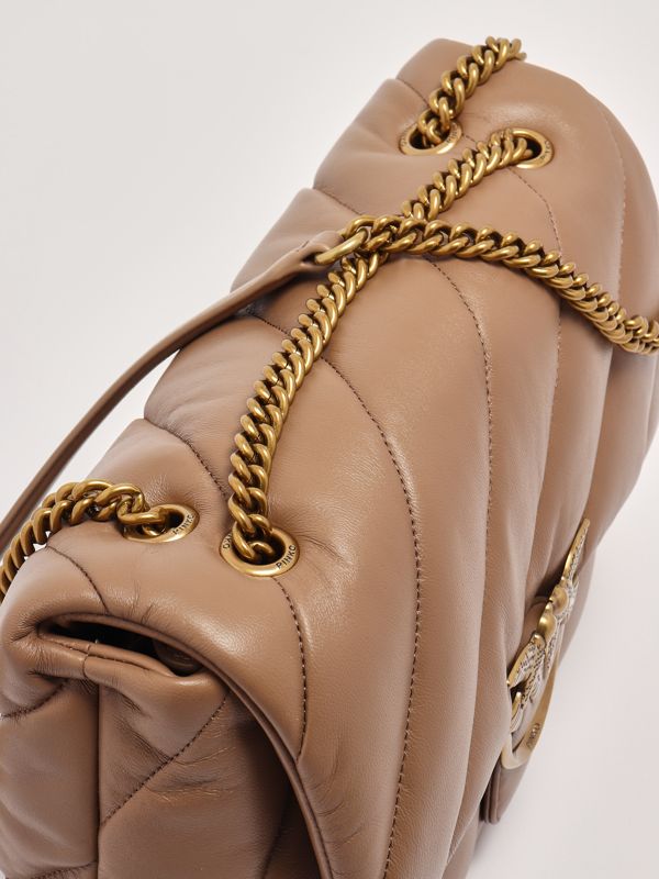5. Grand sac en cuir Love Puff pour femme Gingembre Pinko 100037a0f2