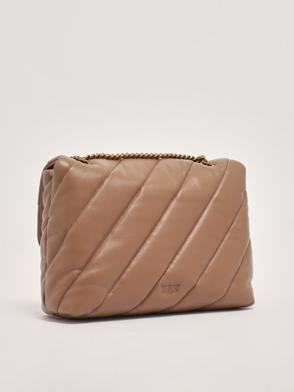 Women's Love Puff big leather bag 100037a0f2 Ginger | Caposerio.com