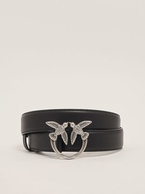 2. Love Berry Damen Ledergürtel Schwarz Pinko 100125a0f1