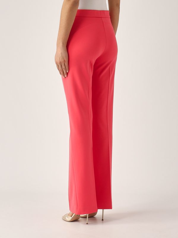 3. Pantalone donna Resta in tessuto tecnico di viscosa stretch Corallo Pinko 104926a0hm