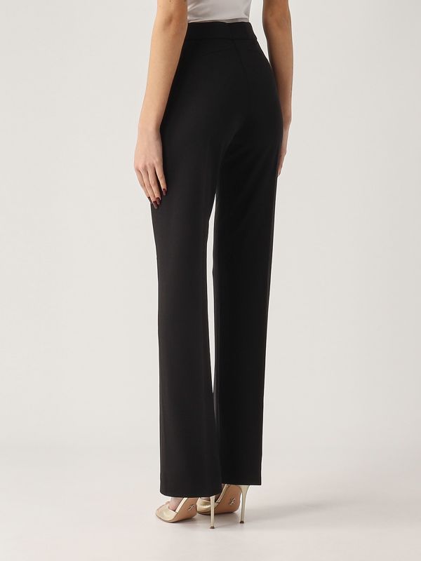 3. Pantalone donna Resta in tessuto tecnico di viscosa stretch Nero Pinko 104926a0hm