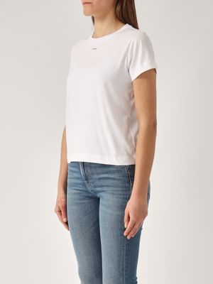 2. T-shirt Basico en coton pour femme Blanc Pinko 100373a228