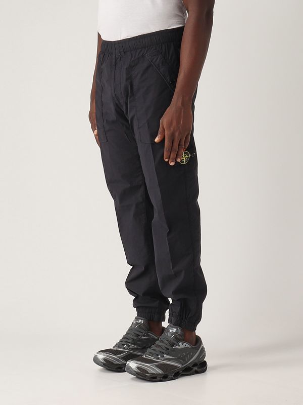 2. Stretch parachute canvas trousers for men Navy Stone Island k1s153100017s0003