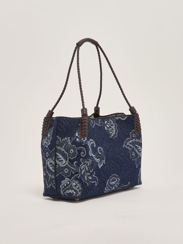 2. Libra denim small bag for women Denim-Jacquard Etro wp1d0038aq113