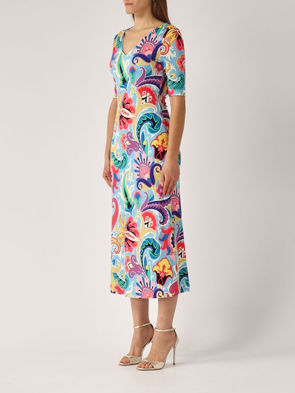 2. Kleid aus Stretch-Viskose für Frauen Mehrfarbig Etro wrha0145991ad11