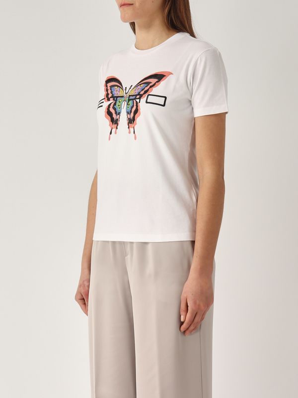 2. Camiseta de mujer de algodón Blanco Etro wrma0006ak786