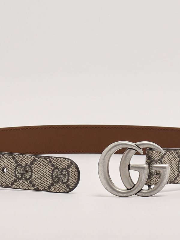 2. Cintura bambino in simil pelle Beige Gucci 4327072zg0g