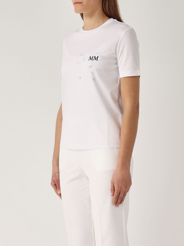 Tシャツ・カットソー 'S Max Mara Woman T-Shirt White 2519971011600 001 S Max Mara(エス マックスマーラ) Tシャツ・カットソー