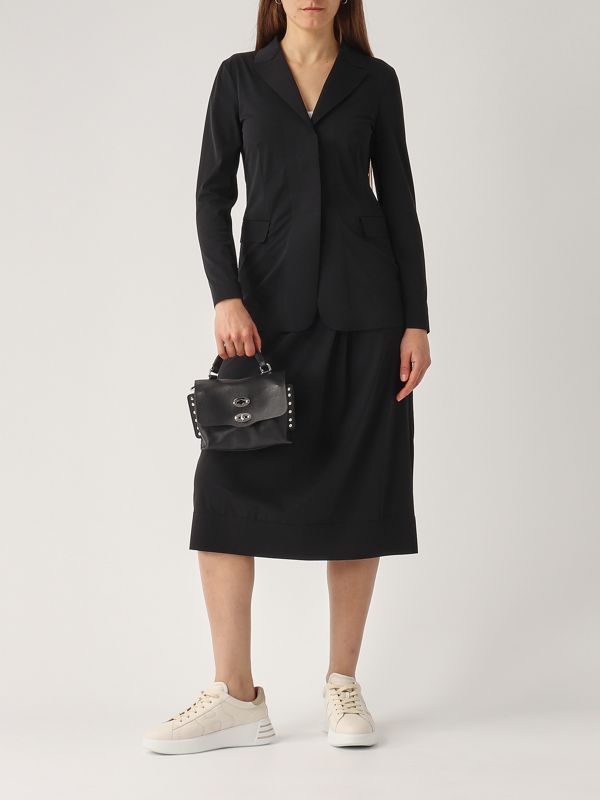5. Alcano women's skirt in technical fabric Black MM Max Mara 2516771037600