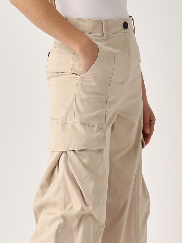 4. Pantalone donna Rosatea in cotone Beige S Max Mara 2519131141600