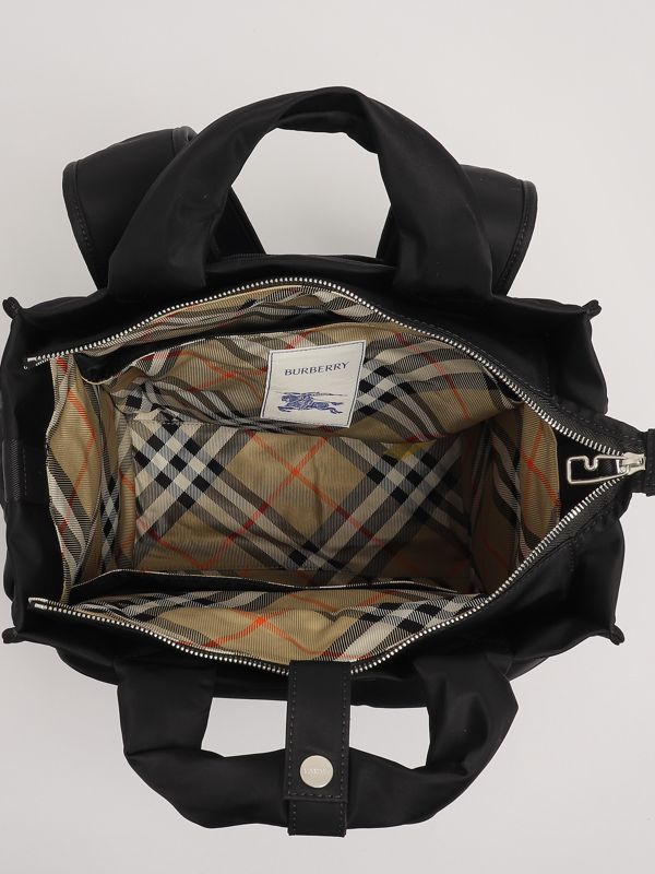 Nylon changing backpack 8100215 Black | Caposerio.com