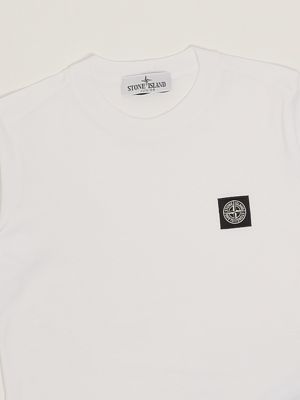 3. T-shirt bambino in cotone Bianco