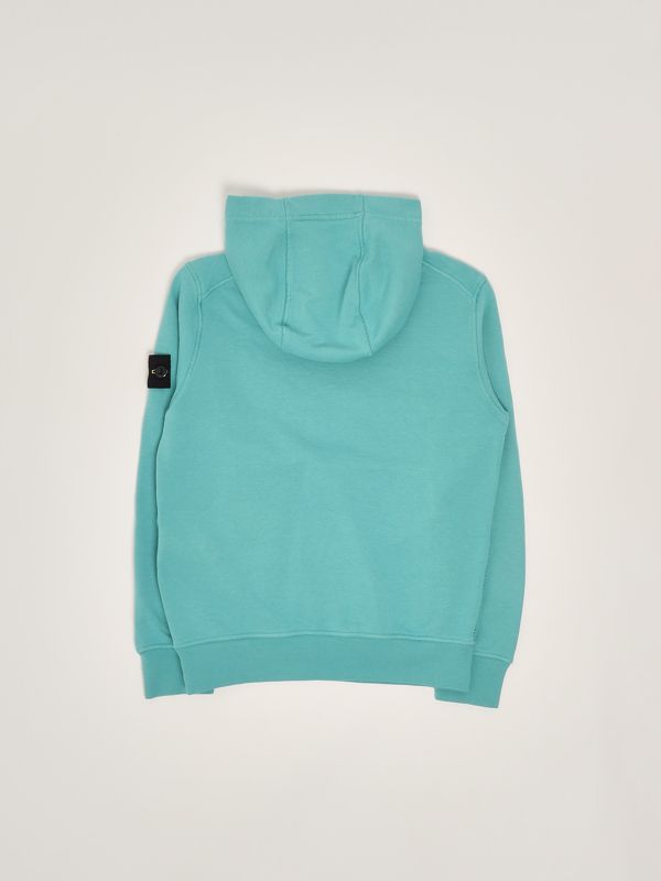 2. Boy's stretch cotton sweatshirt Turquoise Stone Island Junior k1s166100012s0040