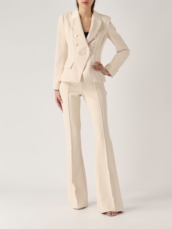5. Women's crepe pants Butter Elisabetta Franchi pa07951e2
