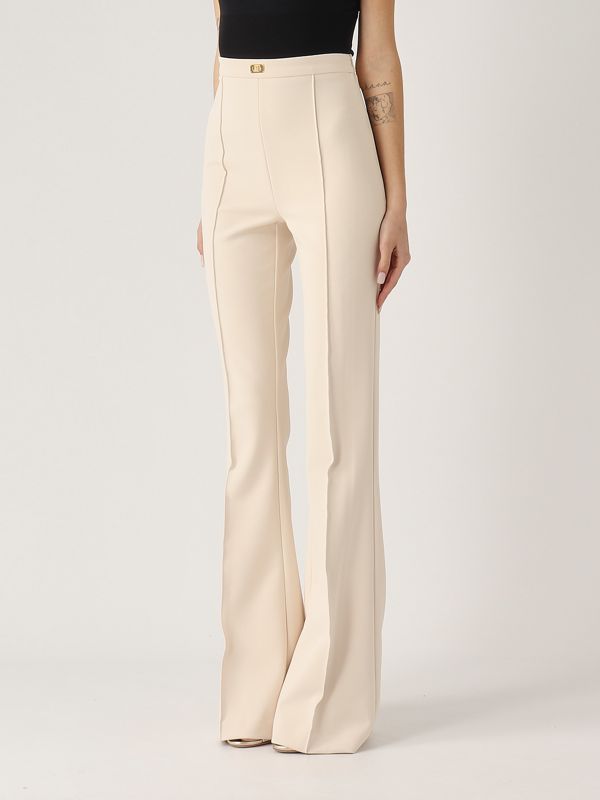 2. Women's crepe pants Butter Elisabetta Franchi pa07951e2