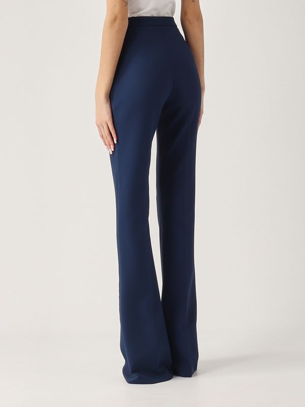 3. Women's crepe pants Navy Elisabetta Franchi pa07951e2