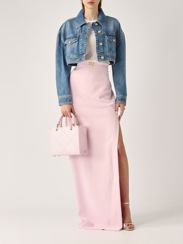 6. Women's crepe dress Quartz Rose Elisabetta Franchi abr3851e2