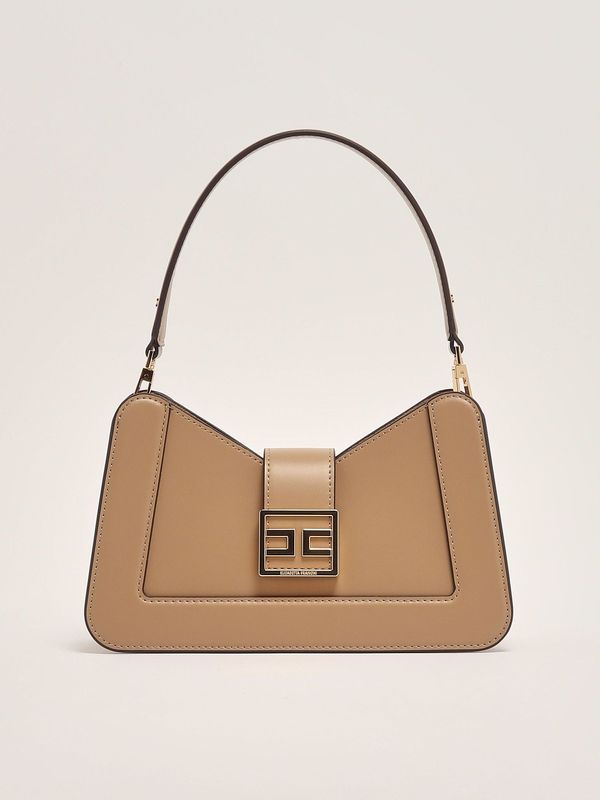 1. Borsa donna in simil pelle Cammello Elisabetta Franchi bs18a51e2