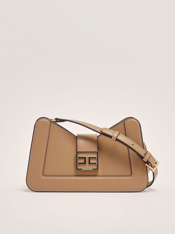3. Women's imitation leather bag Camel Elisabetta Franchi bs18a51e2