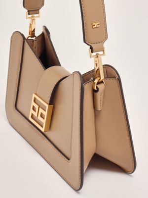 5. Borsa donna in simil pelle Cammello Elisabetta Franchi bs18a51e2