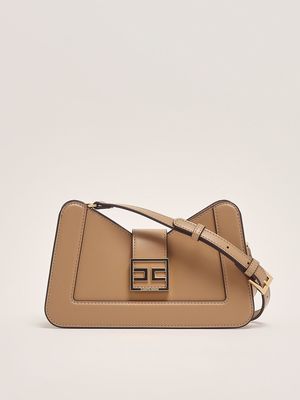 3. Borsa donna in simil pelle Cammello Elisabetta Franchi bs18a51e2