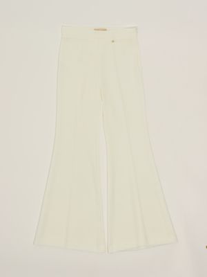 1. Krepphose für Mädchen Creme Elisabetta Franchi efpa2850ga085