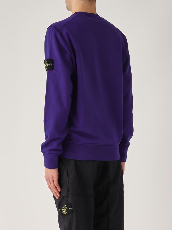 3. Sudadera de hombre de algodón Azul Real Stone Island k1s156100044s0051