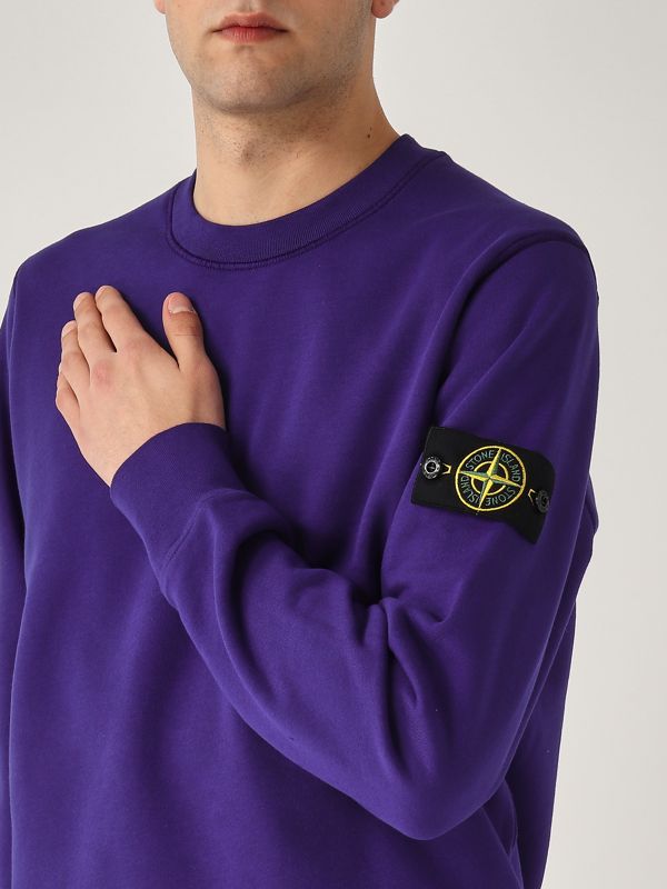 4. Sudadera de hombre de algodón Azul Real Stone Island k1s156100044s0051
