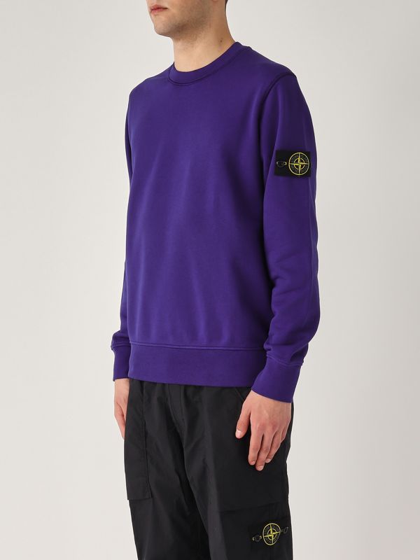 2. Sudadera de hombre de algodón Azul Real Stone Island k1s156100044s0051