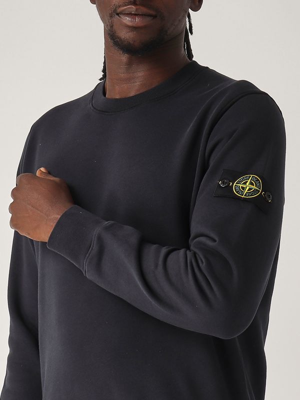4. Sudadera de hombre de algodón Azul marino Stone Island k1s156100044s0051