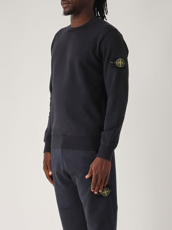 2. Sudadera de hombre de algodón Azul marino Stone Island k1s156100044s0051