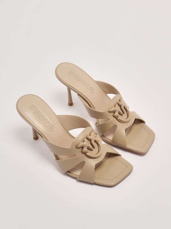 2. Lisa 04 women's leather mules Rope Pinko sd0311p003