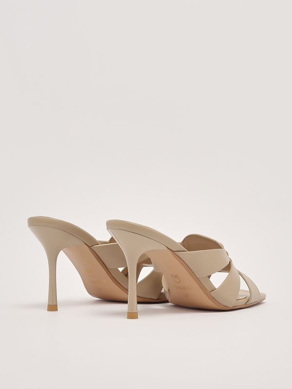 3. Lisa 04 women's leather mules Rope Pinko sd0311p003