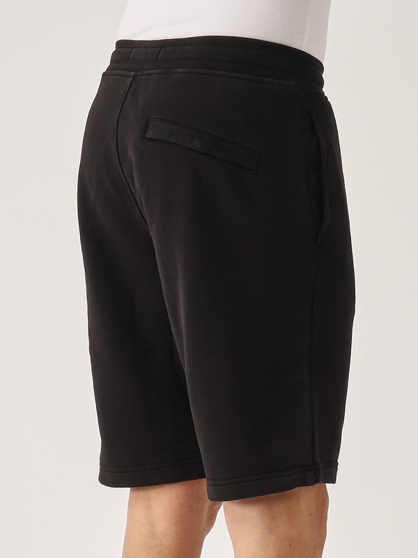 4. Organic cotton fleece men's bermuda shorts Black Stone Island k1s156200012s0051