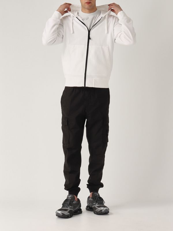 5. Sudadera para hombre de algodón Blanco Stone Island k1s156100042s0051