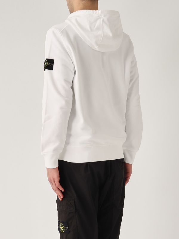 3. Sudadera para hombre de algodón Blanco Stone Island k1s156100042s0051