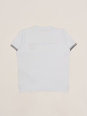 2. Children's T-shirt in stretch cotton White Stone Island Junior k1s162100001s0018