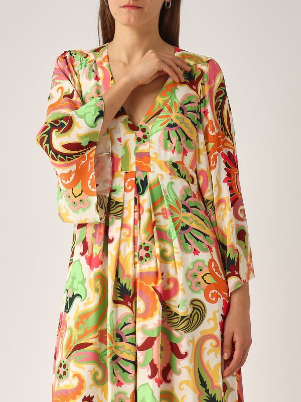 ワンピース ETRO Printed Viscose Dress Etro Printed silk maxi dress Etro