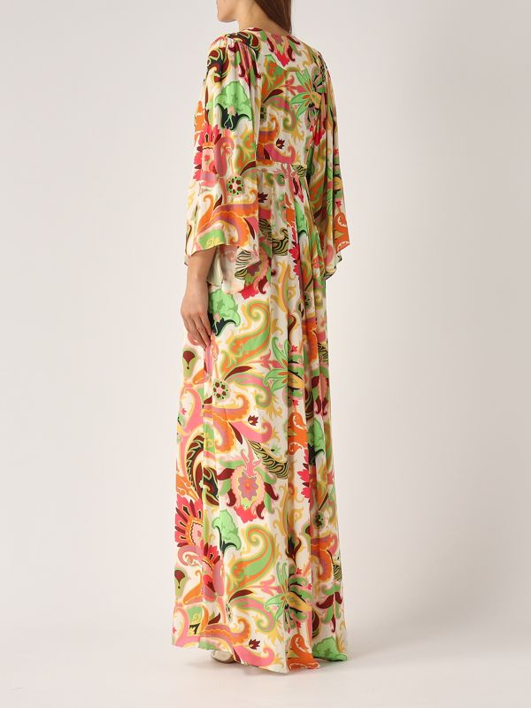 ワンピース ETRO Woman Dress Multicolor 192805092 500 Etro Women Viscose Dress With Iconic Multicolor Print In