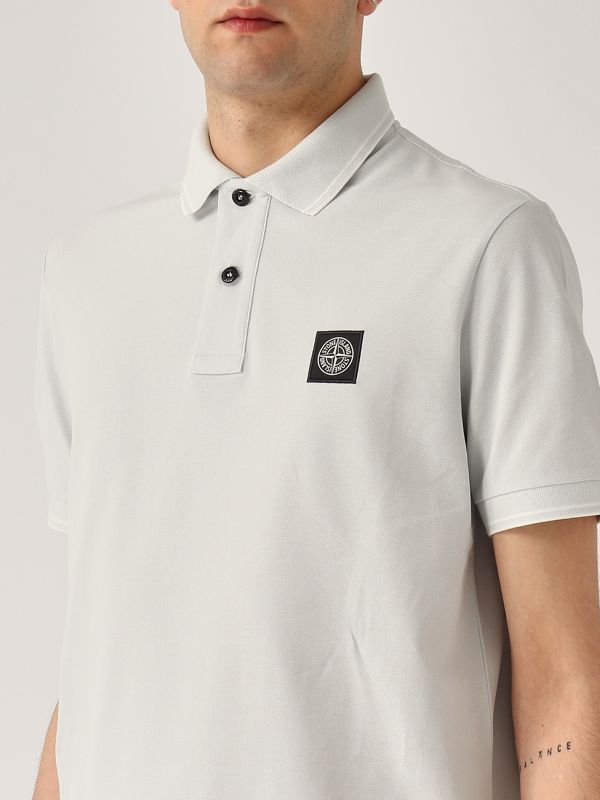 4. Polo uomo in cotone stretch Cielo Stone Island k1s1522002scs0018