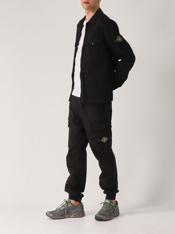 5. T-shirt uomo in cotone Bianco Stone Island k1s152100039s0013