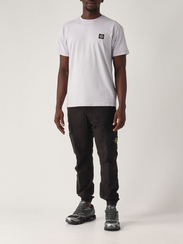 5. T-shirt uomo in cotone Lilla Stone Island k1s152100039s0013