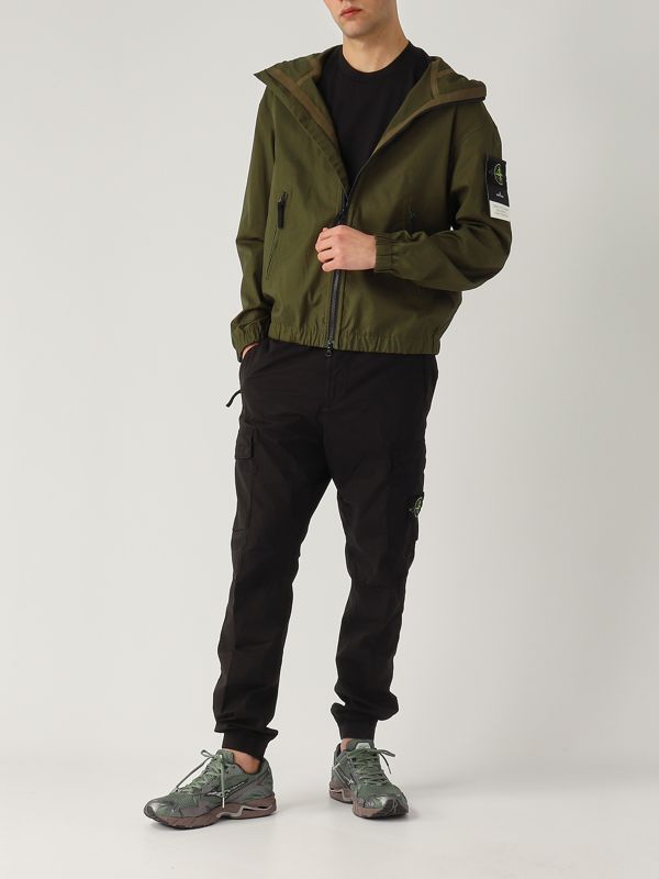 6. T-shirt uomo in cotone Nero Stone Island k1s152100039s0013