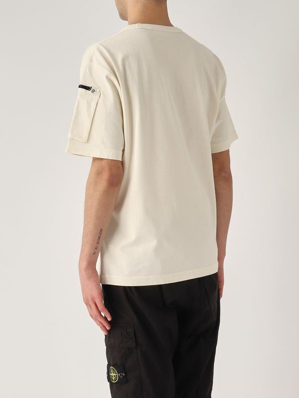 3. Cotton jersey T-shirt for men White Stone Island k1s152100004s0115