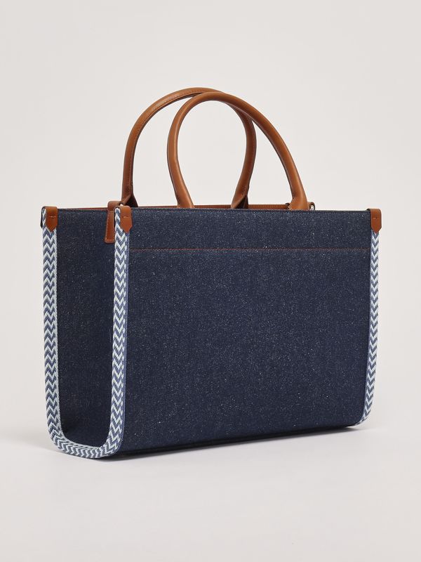 2. Borsa bambina tote in denim Nero-Azzurro Lanvin n30188