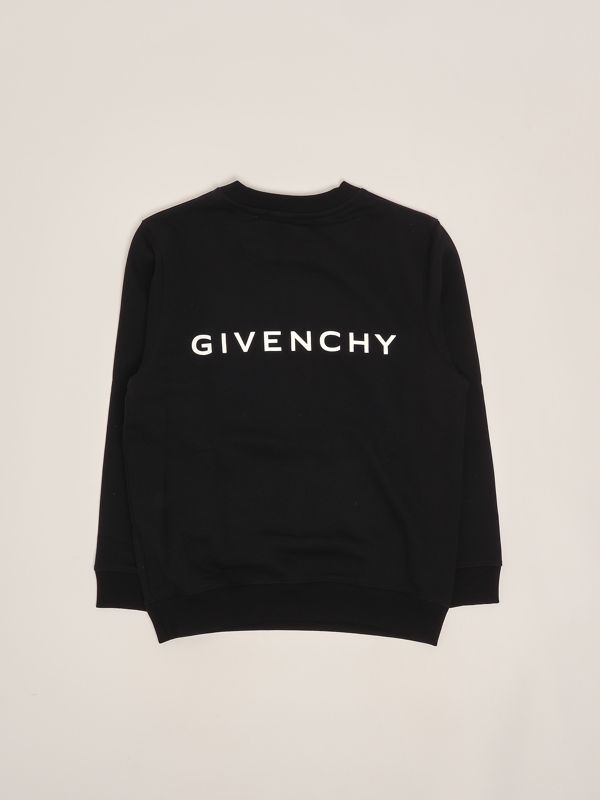 2. Felpa bambino in misto cotone Nero Givenchy h30695
